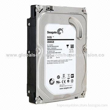 3.5" ST 2TB ST2000DM001 Hard Disk for Internal SATA, 5,400rpm, for Security